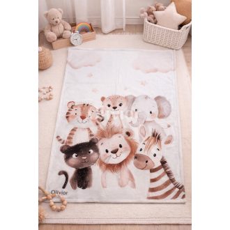 Afrikai állatos baba pléd – Olivior