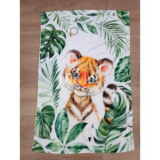 Tigrises gyermek / baba puha wellsoft pléd 