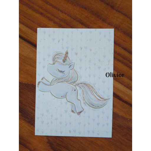 Unikornisok álma A4-es fali kép dekoráció - 3 részes szett