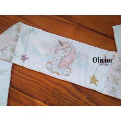 Unicorns dream crib protector for 70 * 1400 cm crib