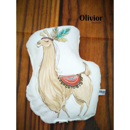 Wild West Happiness Lama Shaped Pillow Cushion