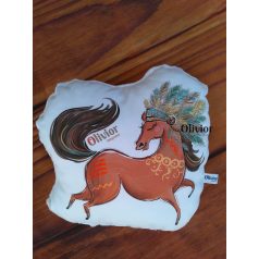 Wild west happiness horse pattern pillow