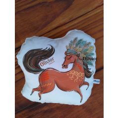 Wild west happiness horse pattern pillow