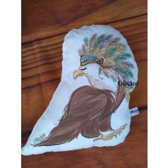 Wild west happiness eagle patterned pillow cushion