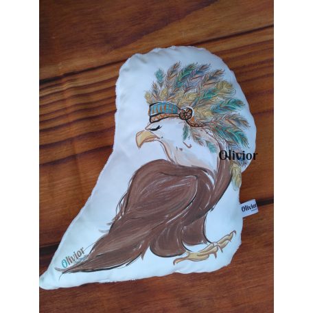 Wild west happiness eagle patterned pillow cushion