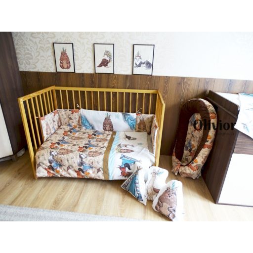 Vadnyugati boldogság láma mintás fali kép