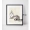 Wild West Happiness Wall Image in A4 Size with Native American Eagle Pattern