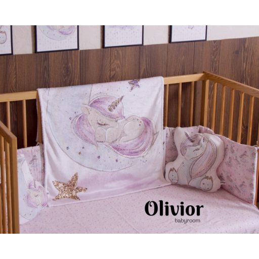 Unikornisok álma - puha wellsoft unikornis mintás kislány pléd,- unikornisos pléd