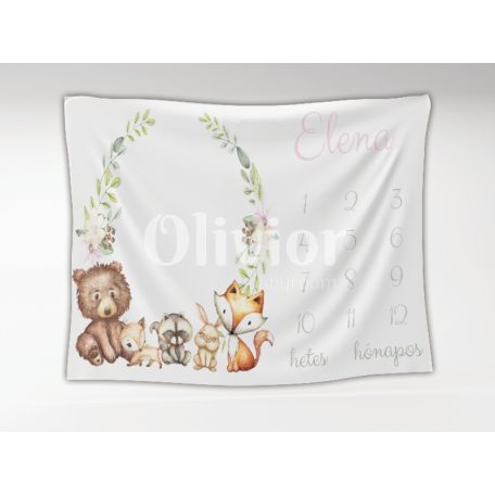 Wild West Happiness Soft Baby Blanket 70x95cm