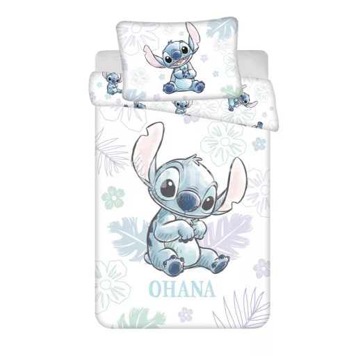 Disney Lilo és Stitch, A csillagkutya Ohana White gyerek, ovis ágyneműhuzat 100×135 cm, 40×60 cm