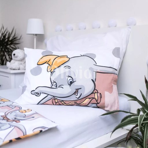 Disney Dumbo Dots gyerek, ovis ágyneműhuzat 100×135cm, 40×60 cm