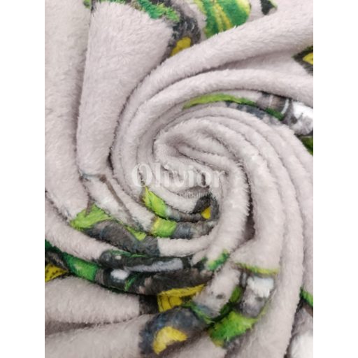 Traktoros gyerekszoba - traktor mintás pléd kisfiúknak puha wellsoft anyagból