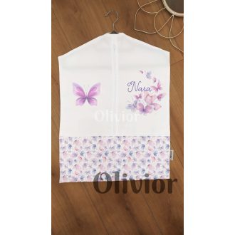 Pillangó mintás neves ovis zsák