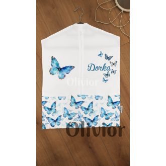 Pillangó mintás neves ovis zsák